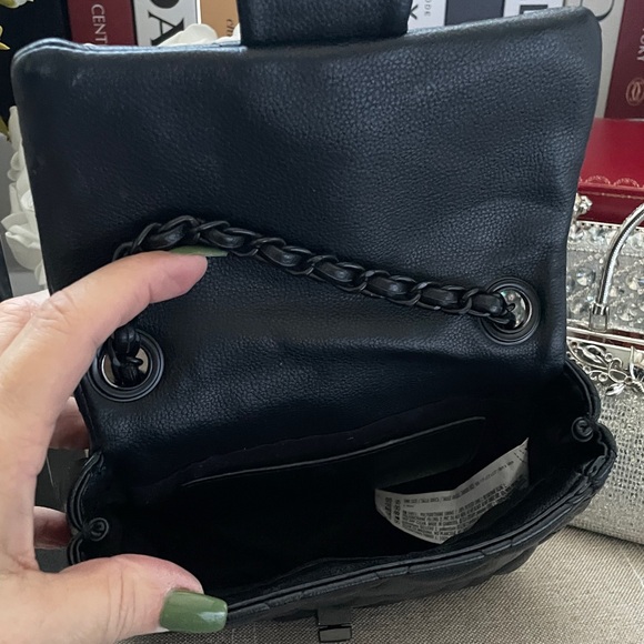 ✨🖤Black Quilted Chain Shoulder/Crossbody Bag🖤✨NEW SUPER SOFT - Picture 8 of 8